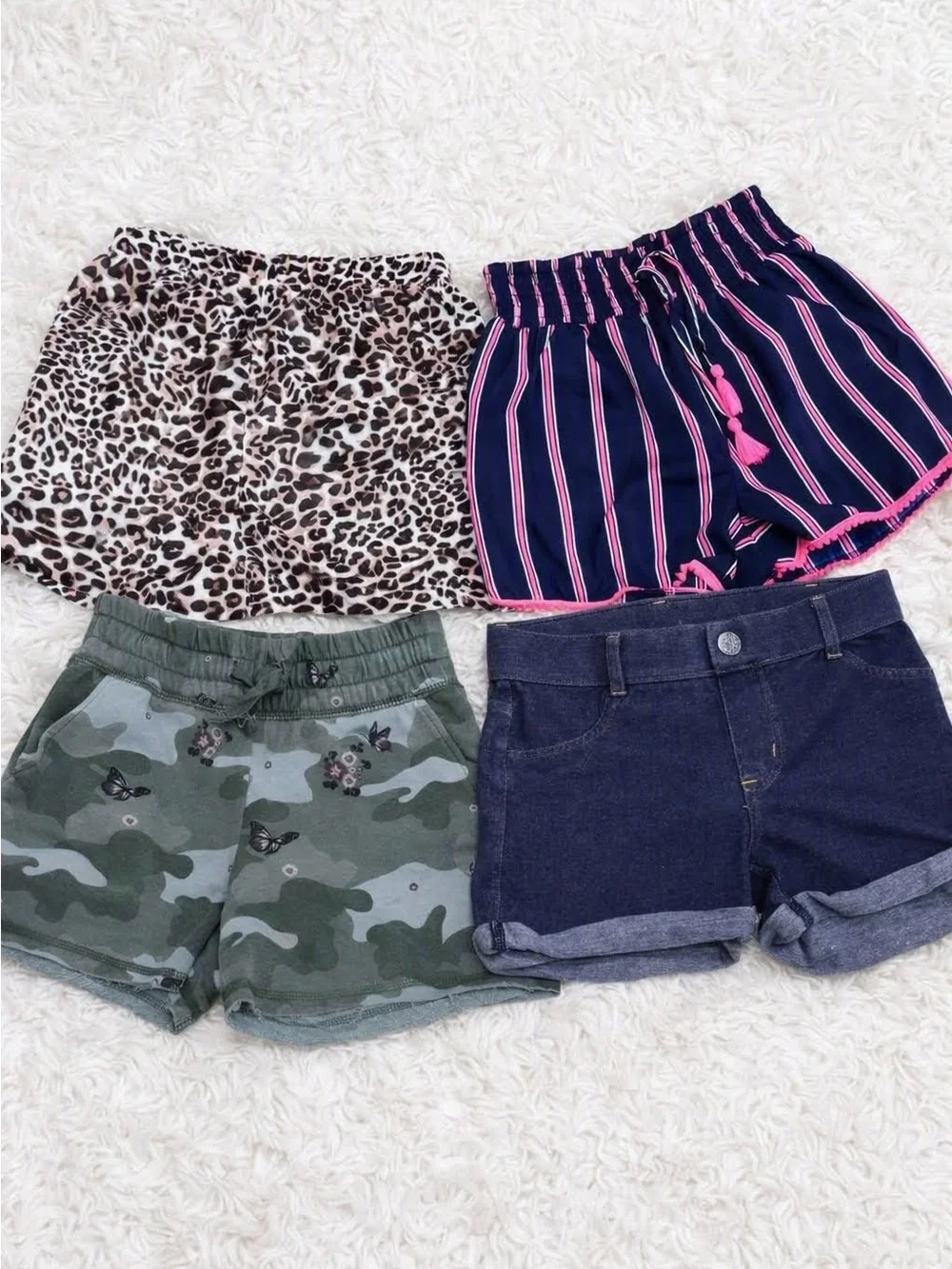 Girls’ Shorts Bundle – SHEIN, Japna Kids, Justice, Circo – Size 7/8